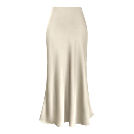 THE EMILIA SATIN SKIRT