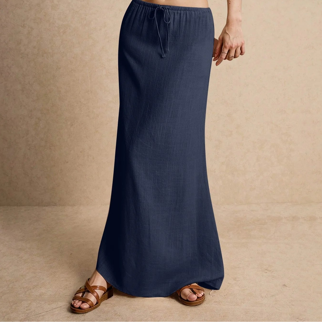 THE LILA LINEN MAXI SKIRT